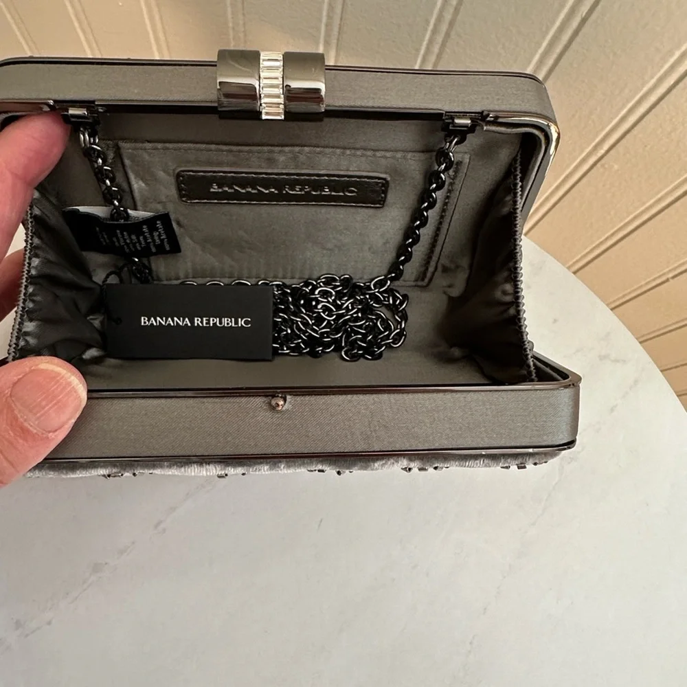Banana Republic Jasmine Box Clutch NWT
